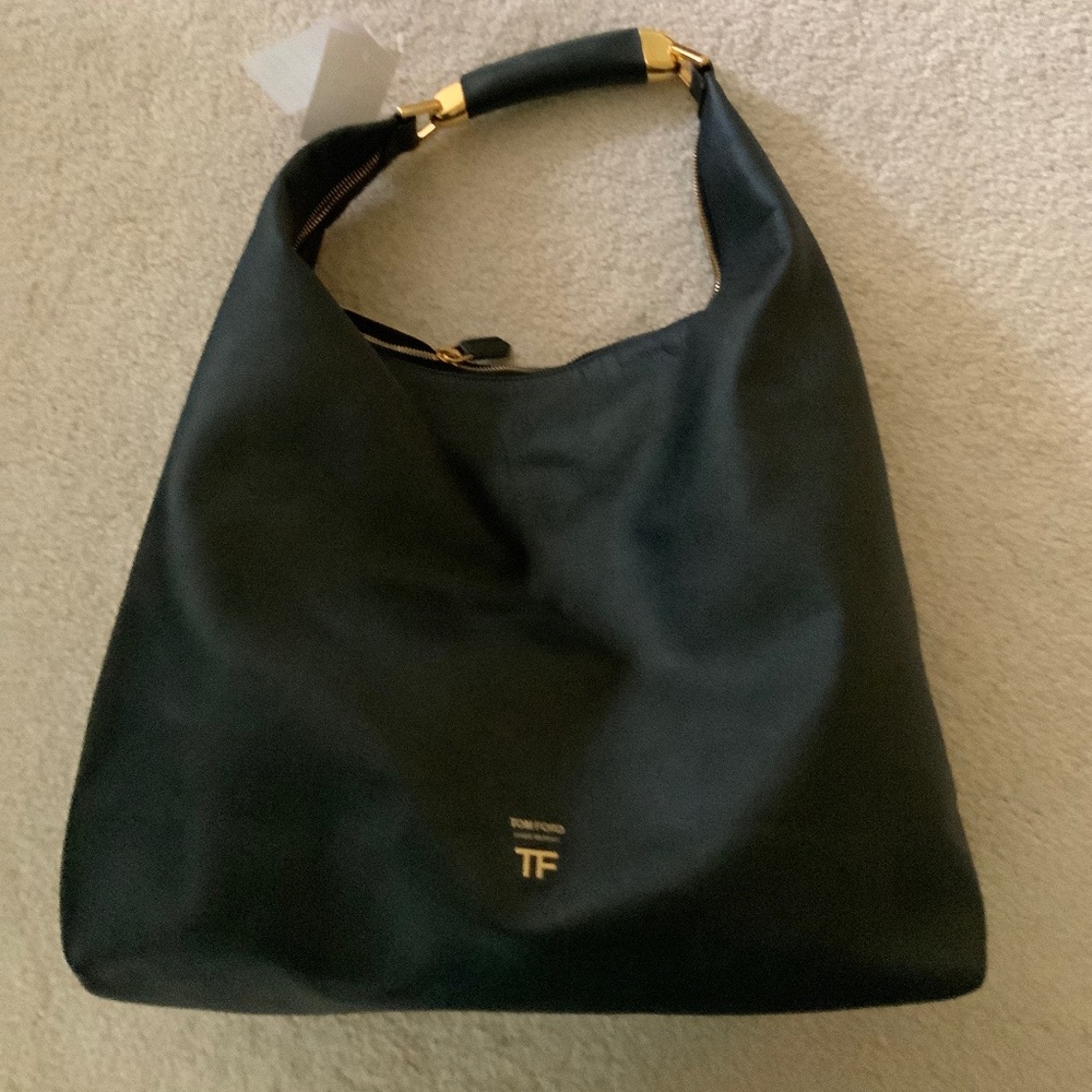 Tom Ford Large black Bianca Leather Hobo bag, barely used